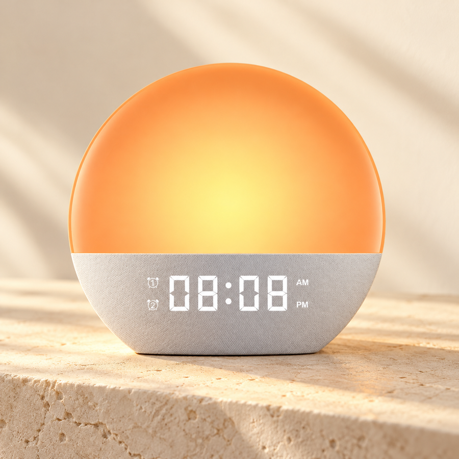 Styled studio portrait of The Sunrise Clock